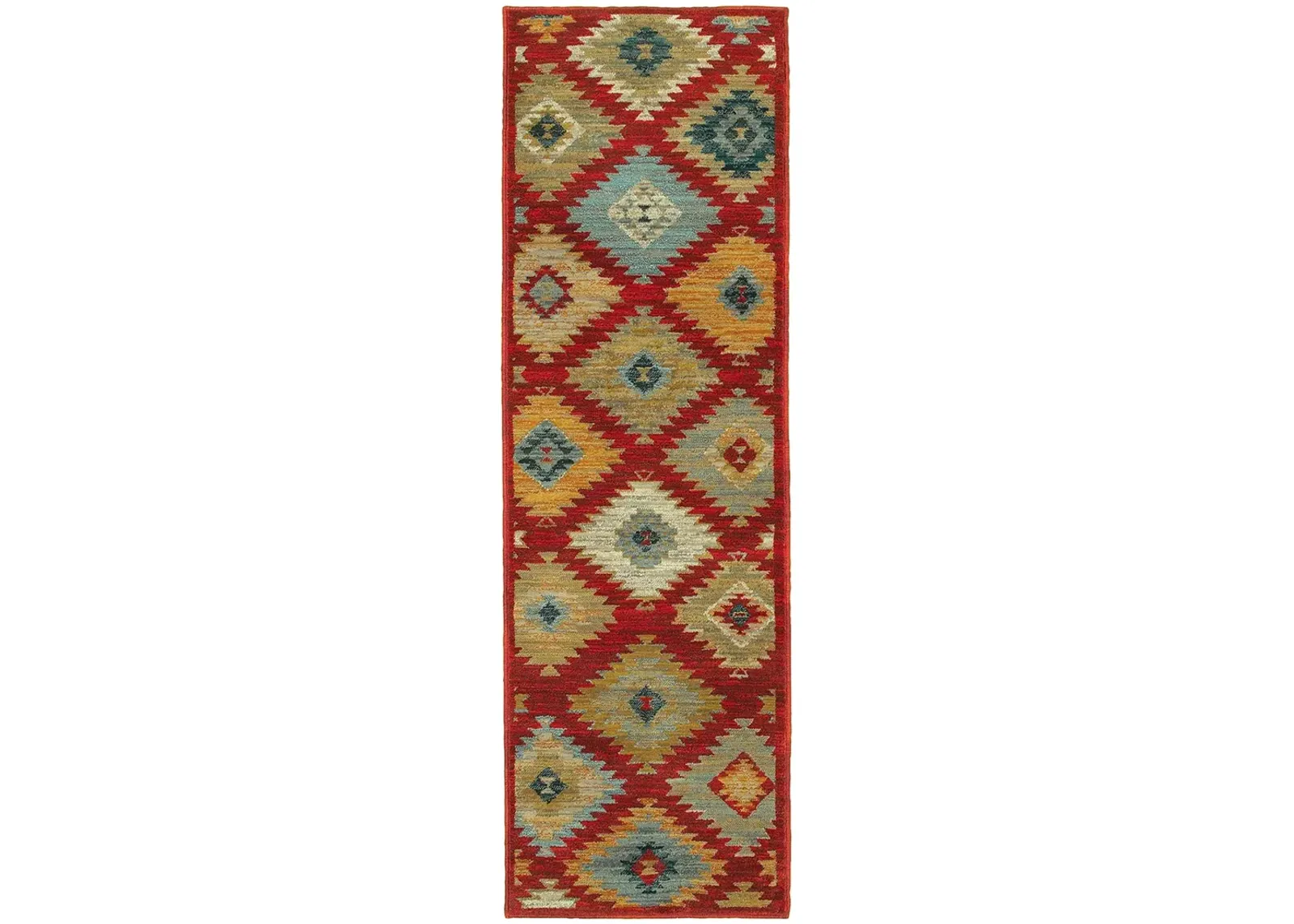 Sedona 2'3" x 7'6" Red Rug