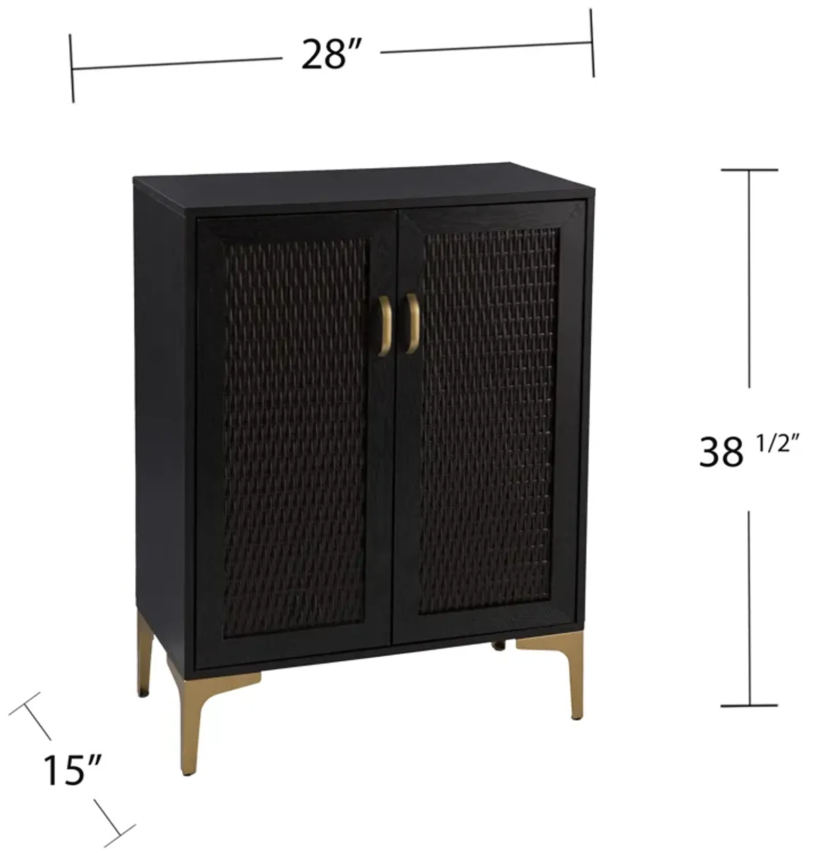 Rolliston Two-Door Bar Cabinet