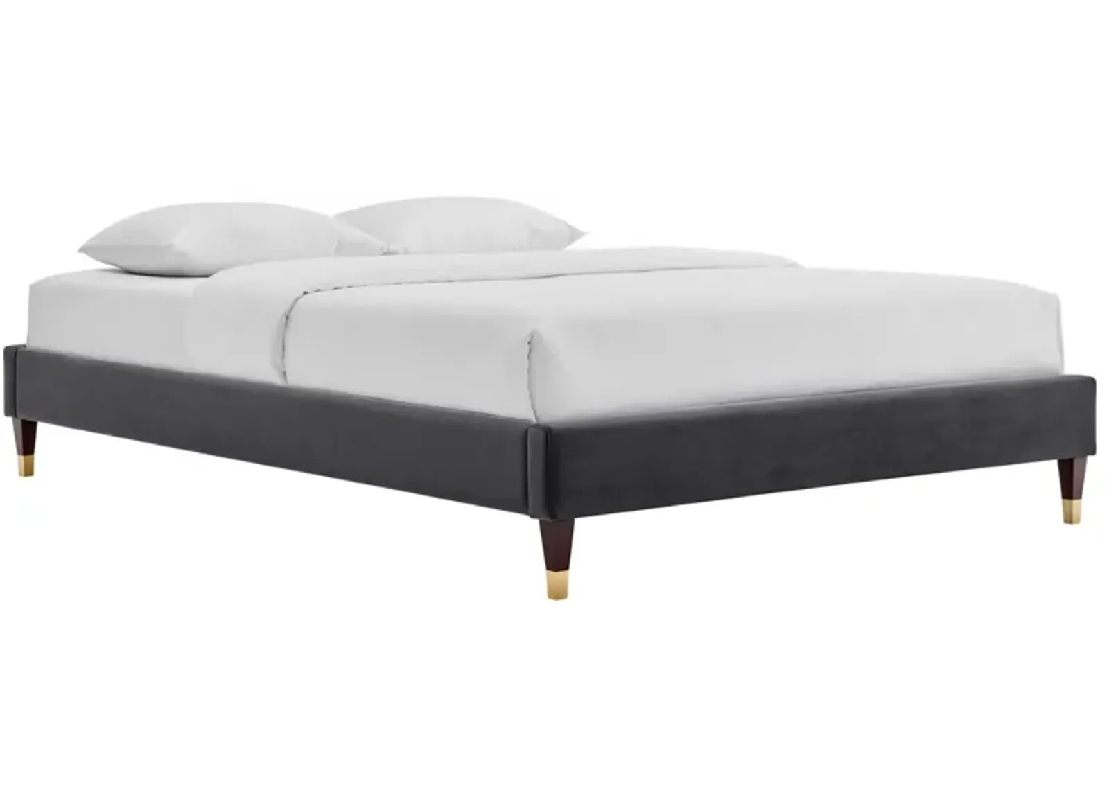 Modway - Harlow King Performance Velvet Platform Bed Frame