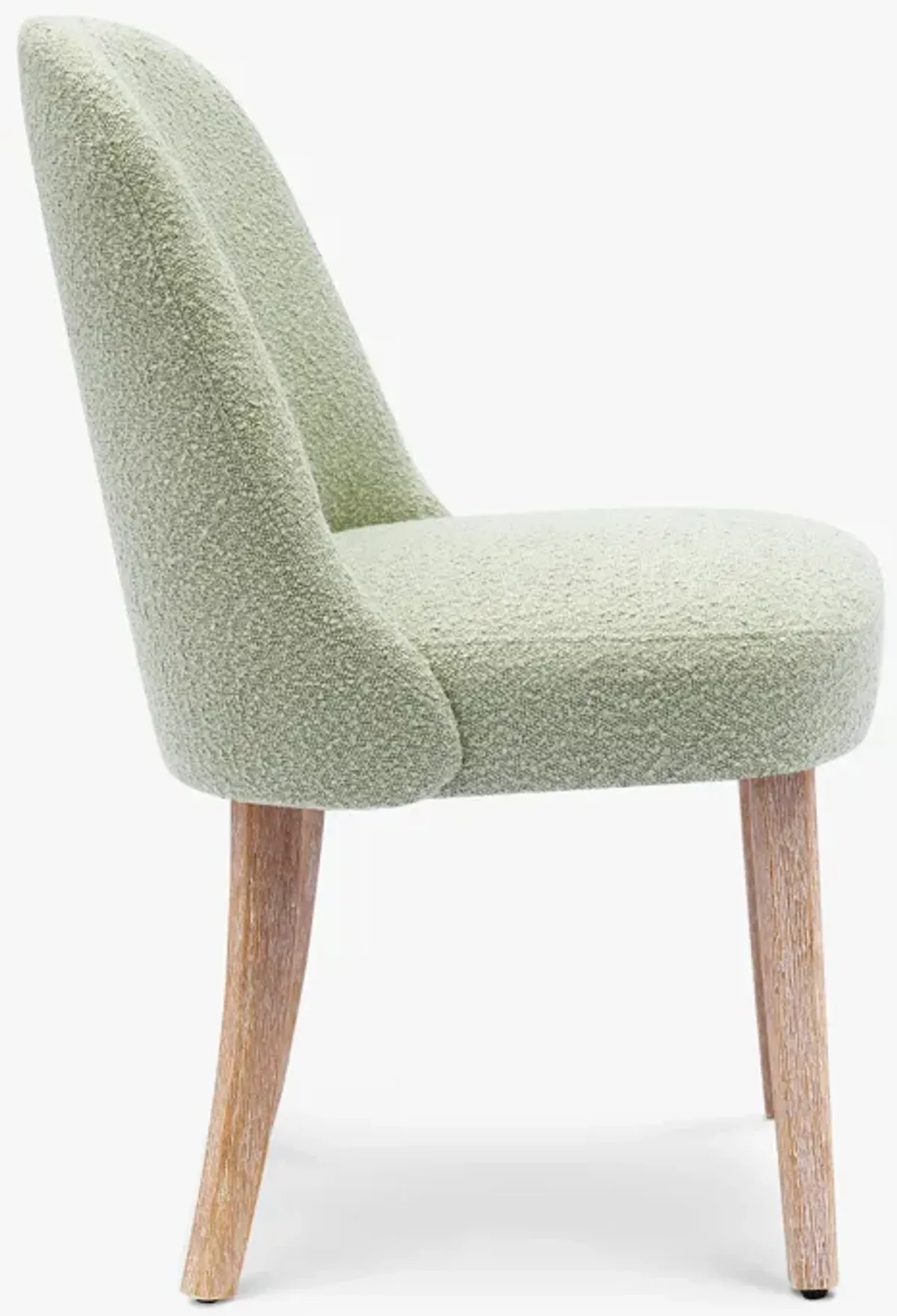 WestinTrends Genevieve Mid-Century Modern Upholstered Boucle Dining Chair