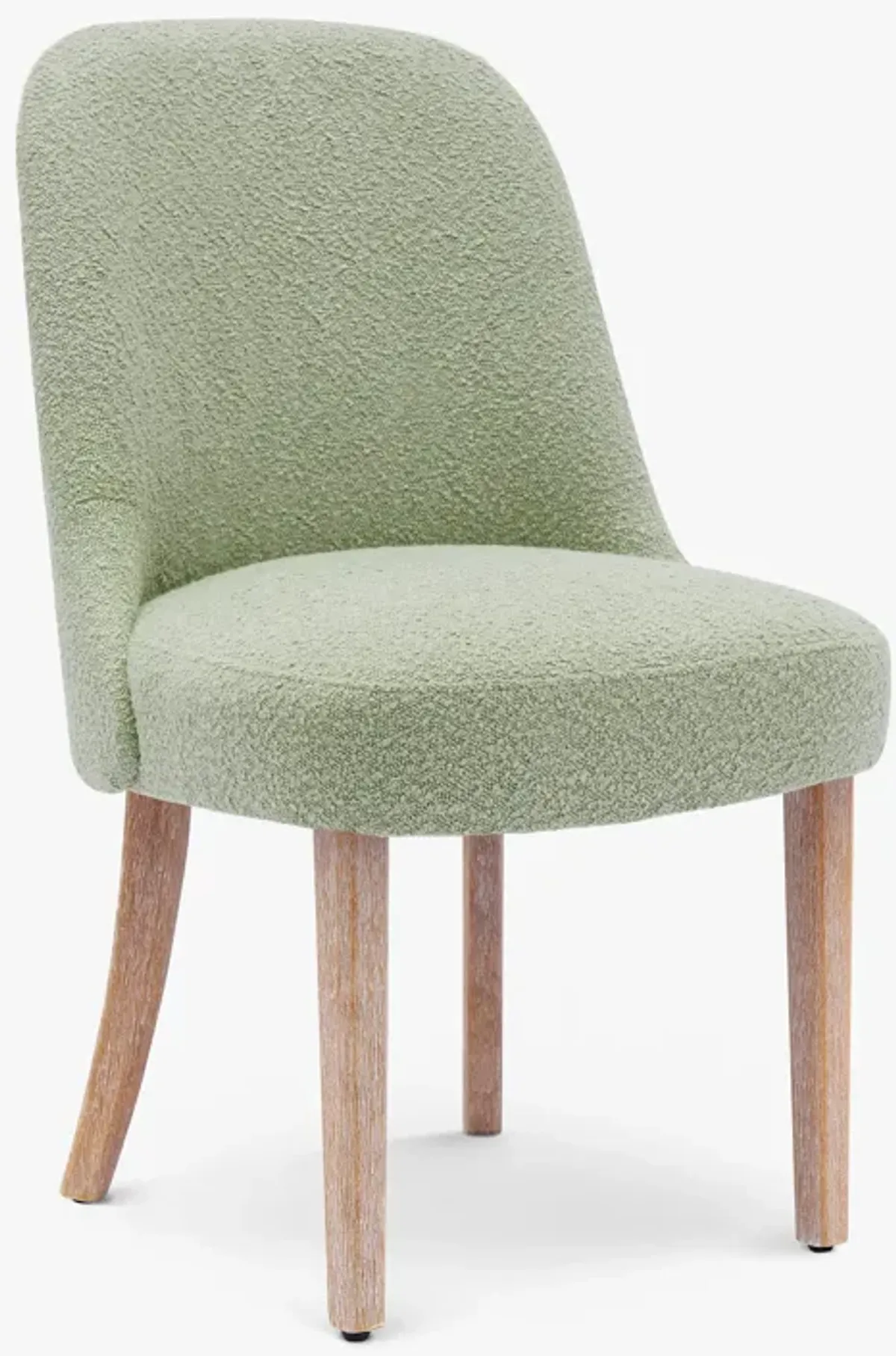 WestinTrends Genevieve Mid-Century Modern Upholstered Boucle Dining Chair