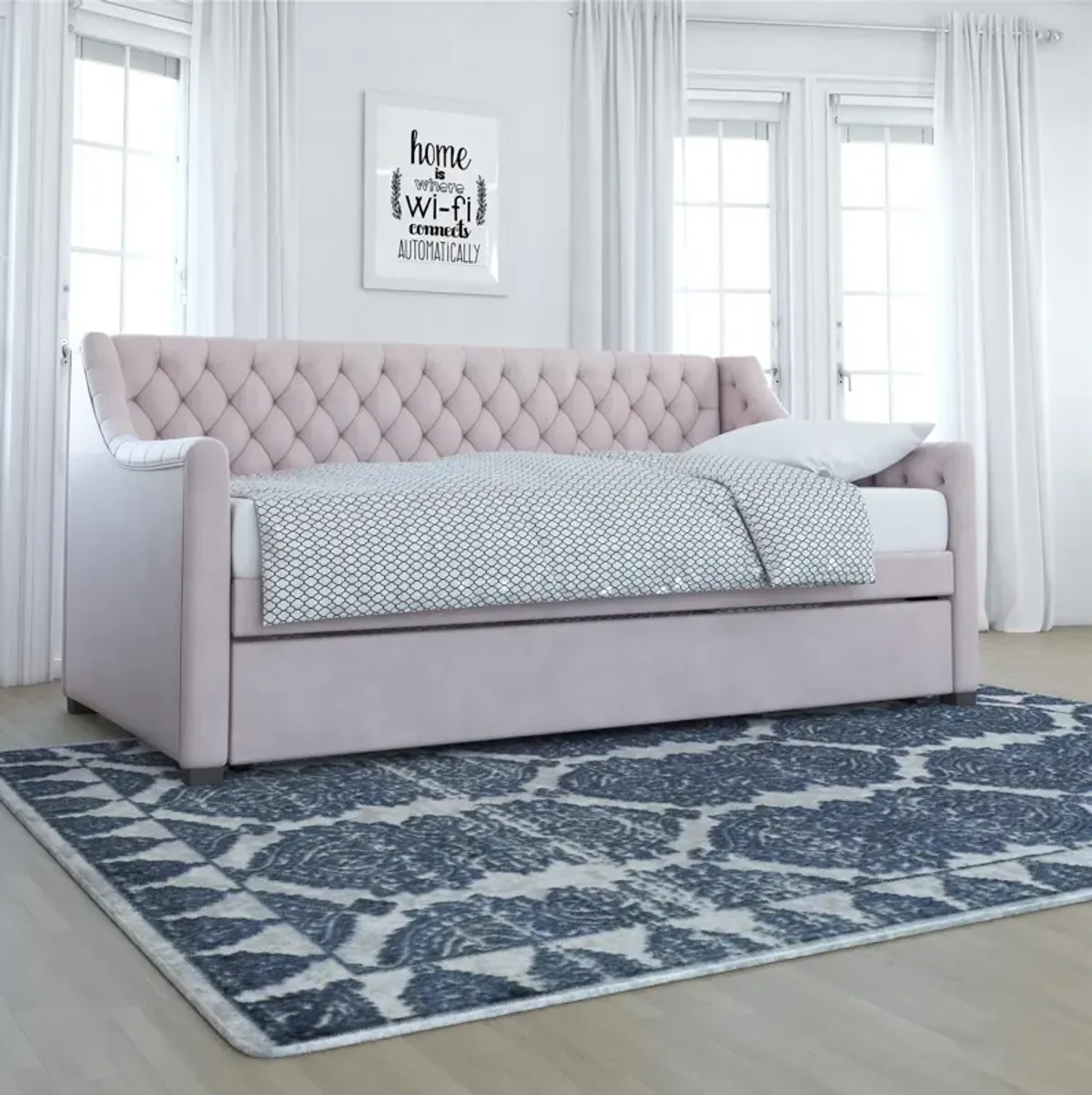 Little Seeds Monarch Hill Ambrosia Upholstered Daybed and Trundle