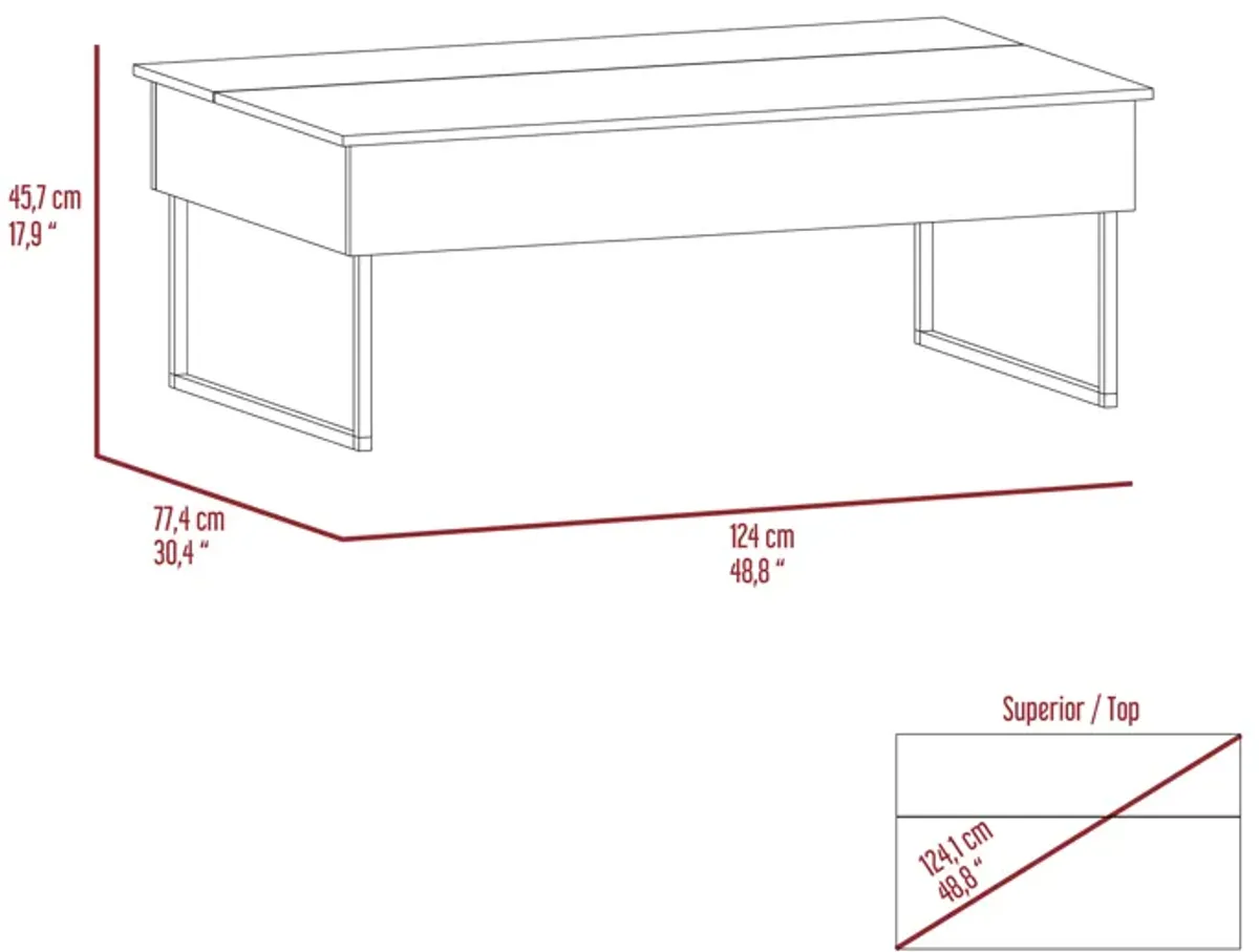 Lift Top Coffee Table Wuzz, Living Room, Espresso / Black