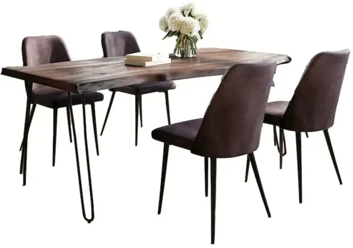 Jofran Nature's Edge Five Piece Solid Acacia Dining Set