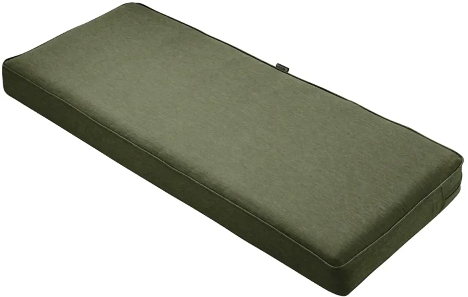 Classic Accessories Montlake FadeSafe Water-Resistant 59 x 18 x 3 Inch Outdoor Bench Cushion, Heather Fern Green, Outdoor Bench, Bench Cushions, Outdoor Cushions