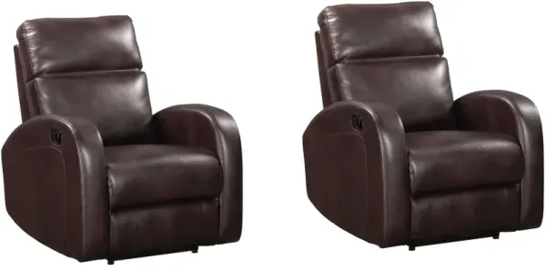 Parker Living Devin - Pebble Brown Manual Recliner Two Pack