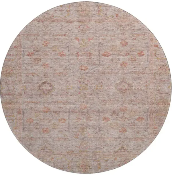 Ravenna RN5 Coral 8' Round Rug