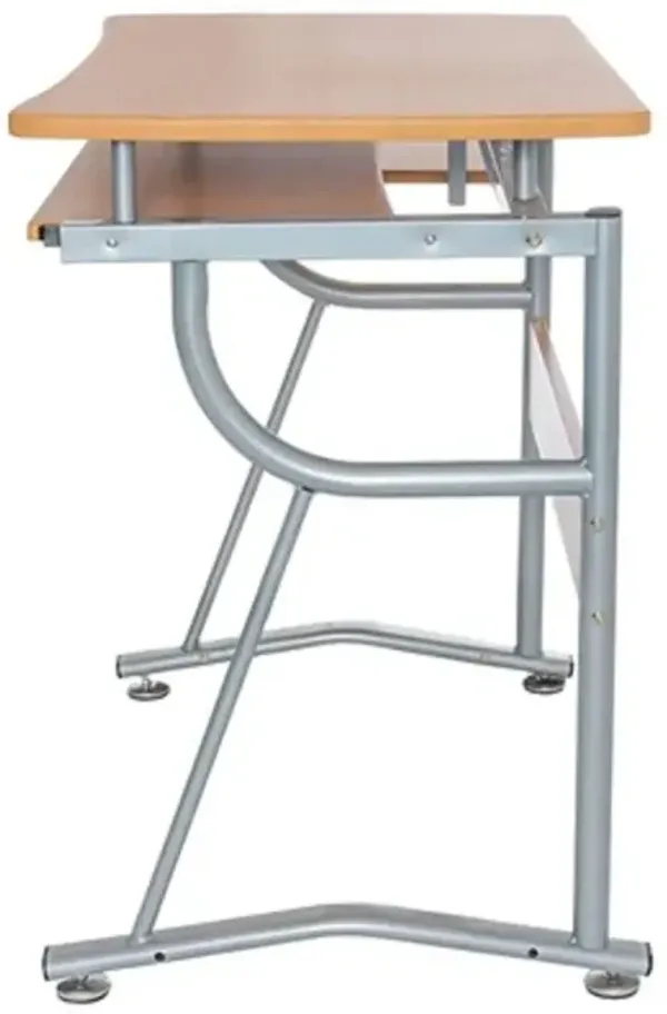 Modern Compact Computer Desk – Minimalist Home Office Furniture