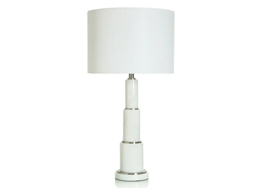 Apilado White Table Lamp