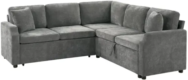 Merax Sectional Sofa Bed L-shaped Sectional