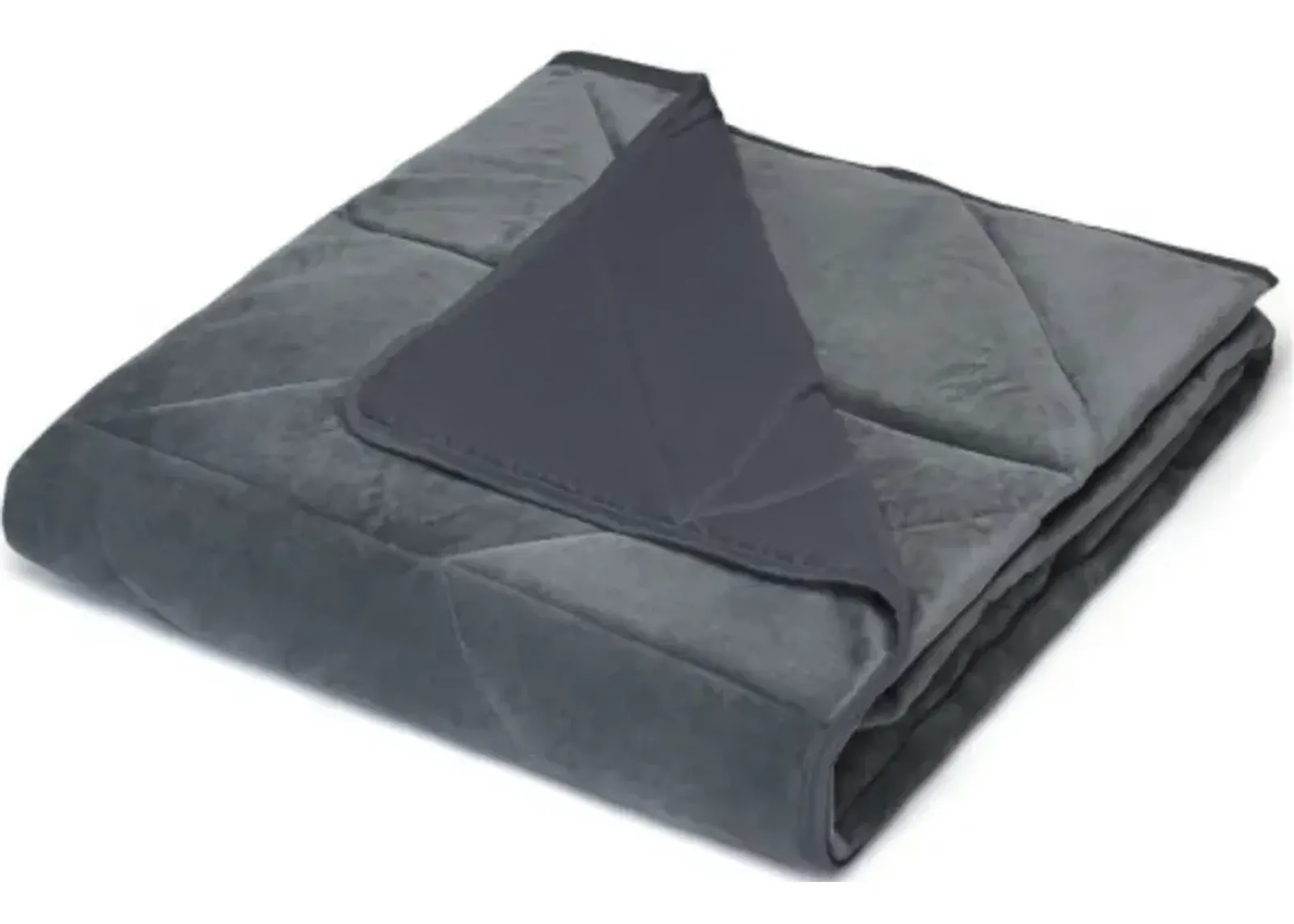 Crystal Velvet Fabric Weighted Blanket with Glass Beads