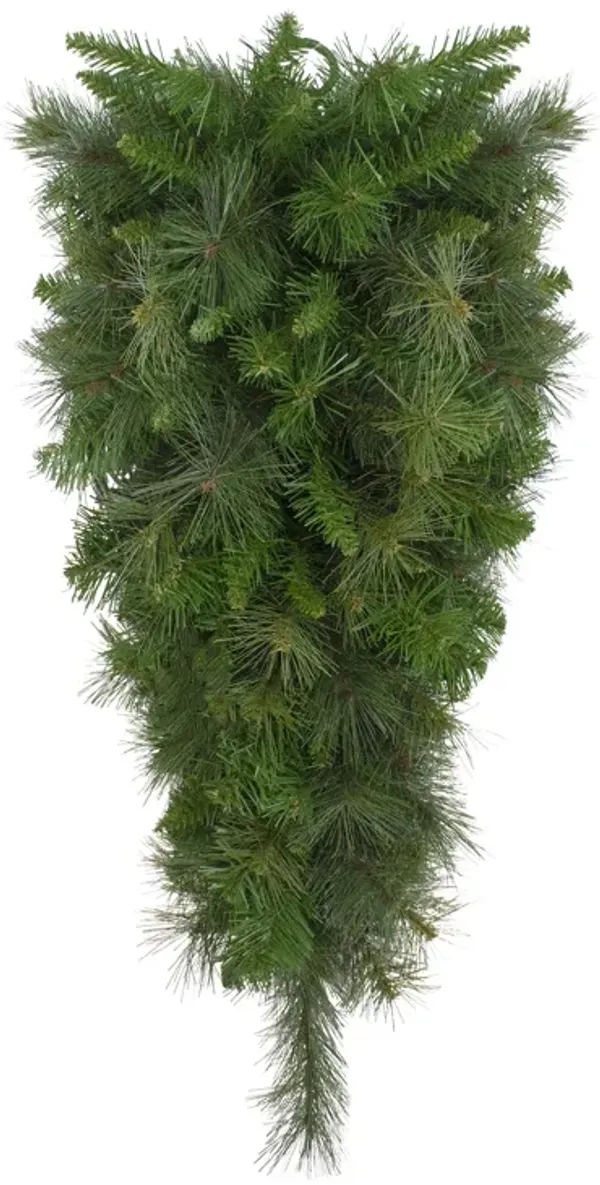 32" Canyon Pine Artificial Christmas Teardrop Swag - Unlit