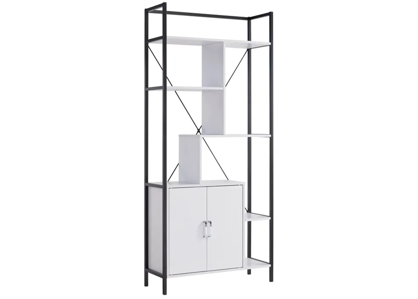 Bookcase White Black