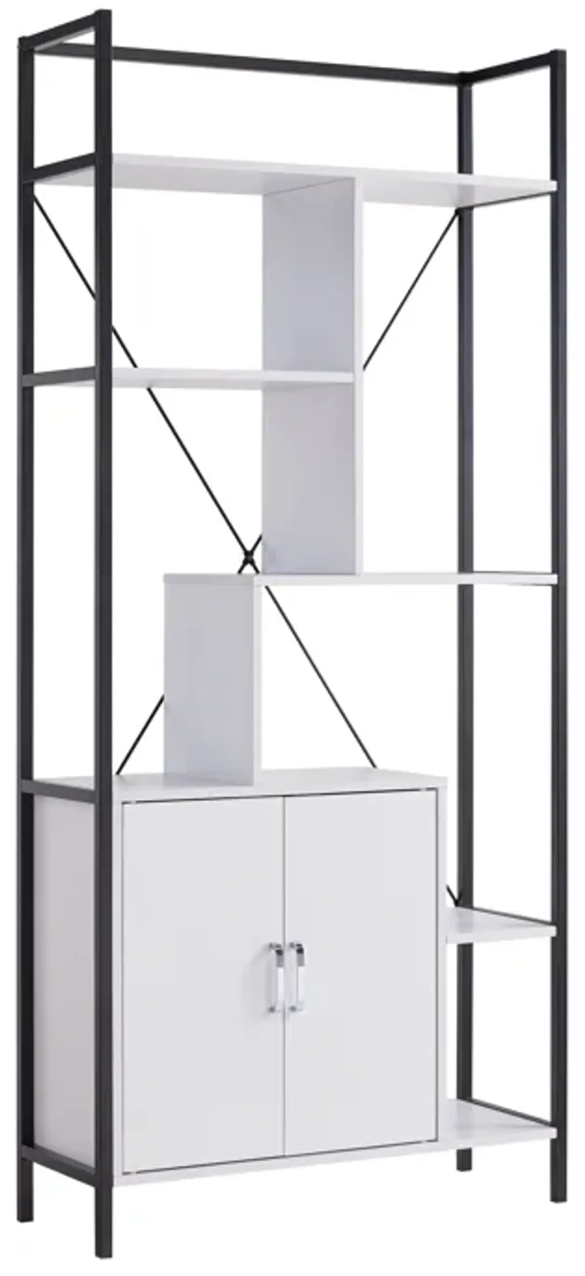 Bookcase White Black