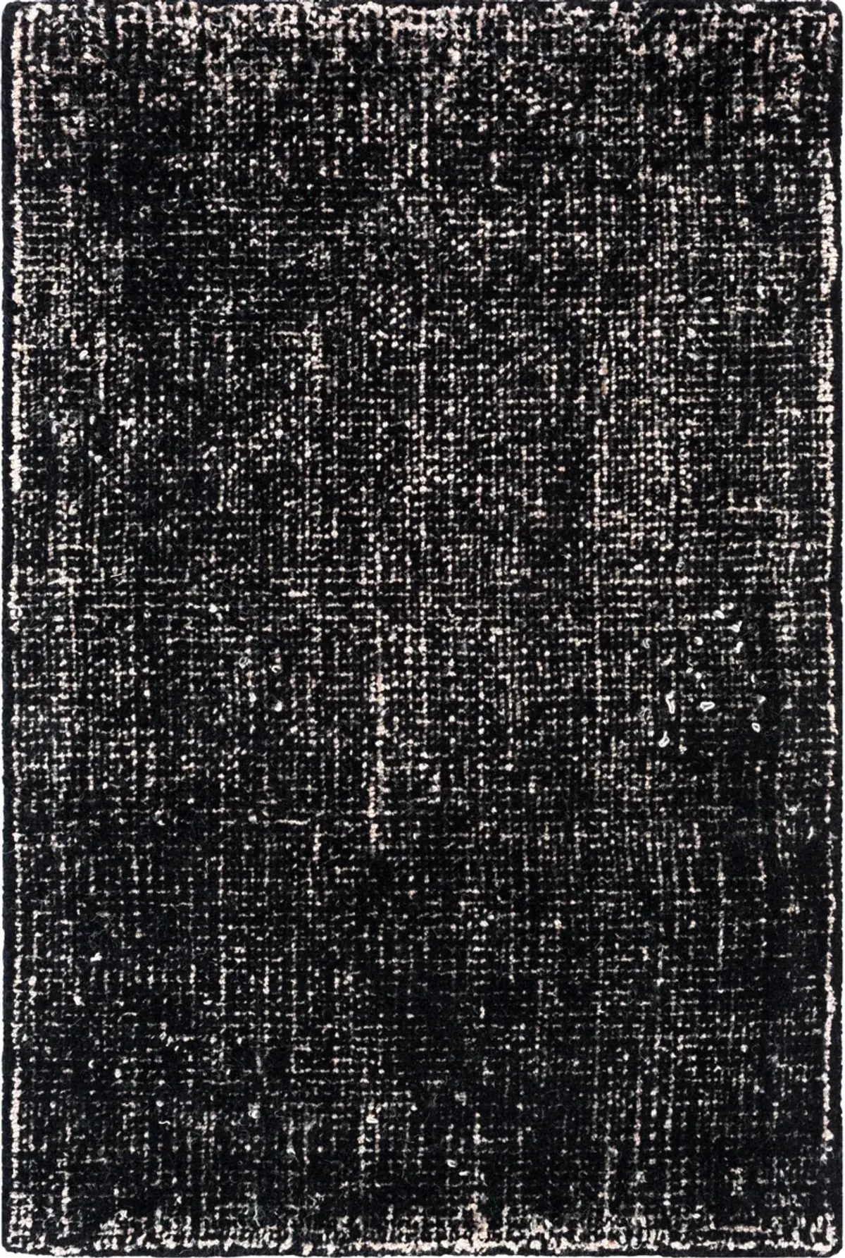 Messina MSN-2302 4' x 6' Black Rug