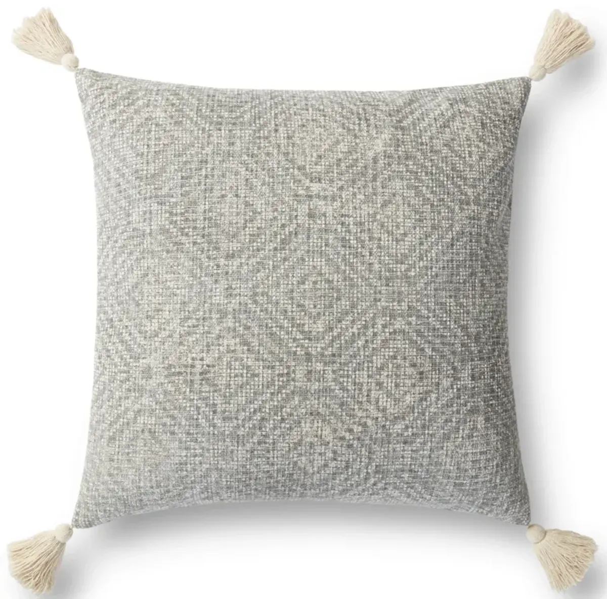 P0621 Lt Grey 22"x22" Down Pillow