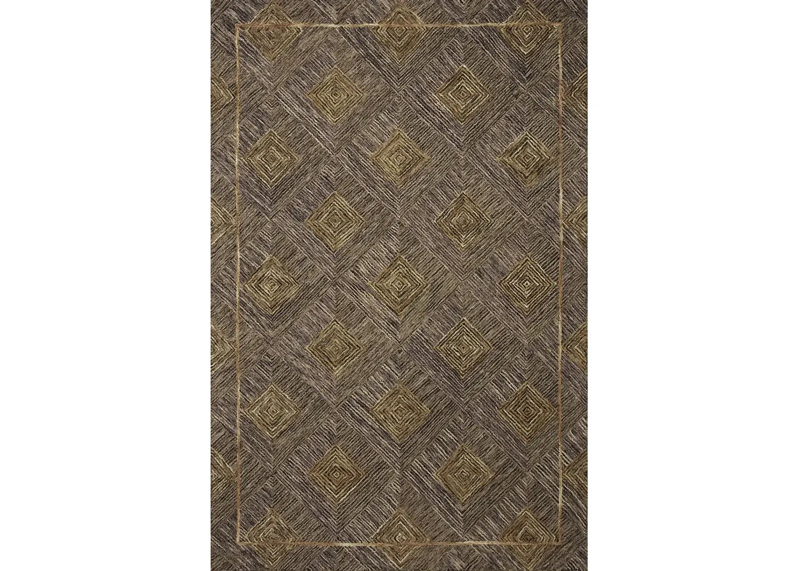 Varena VAR-04 Plum / Gold 5''0" x 7''6" Rug by