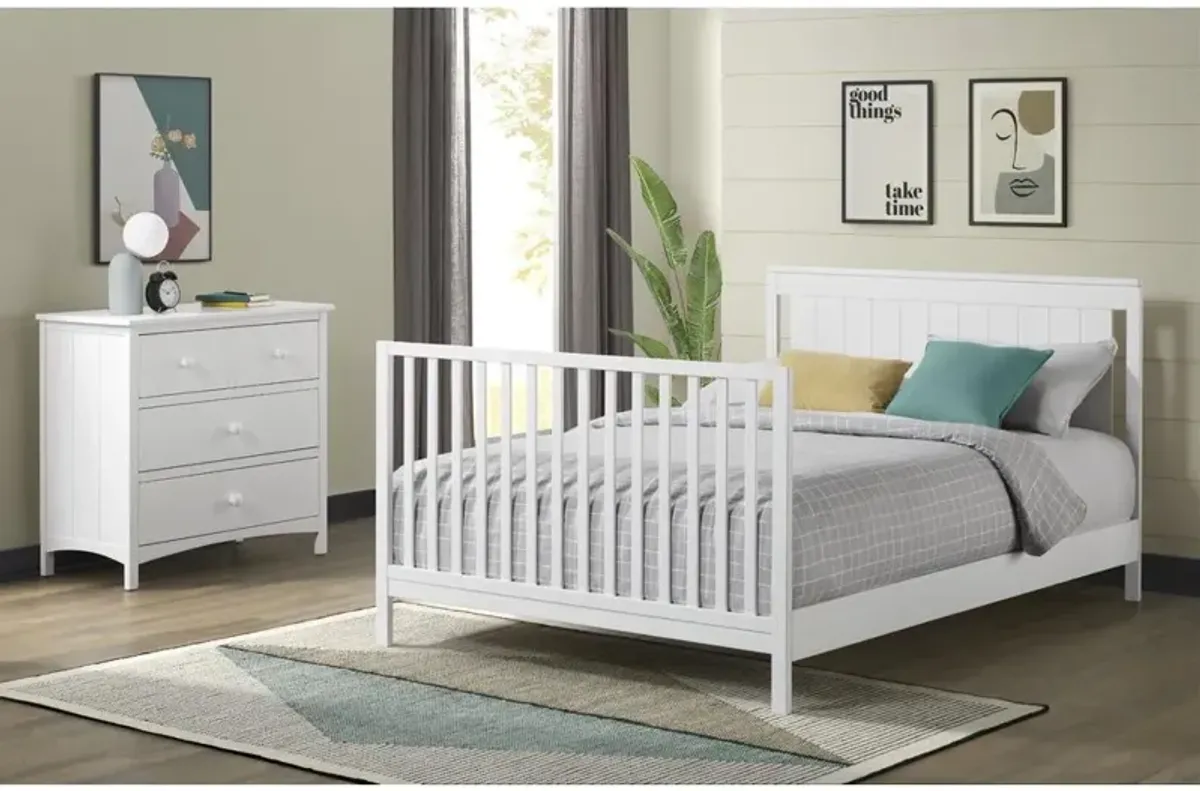 Oxford Baby Lazio Full Bed Conversion Kit Snow White