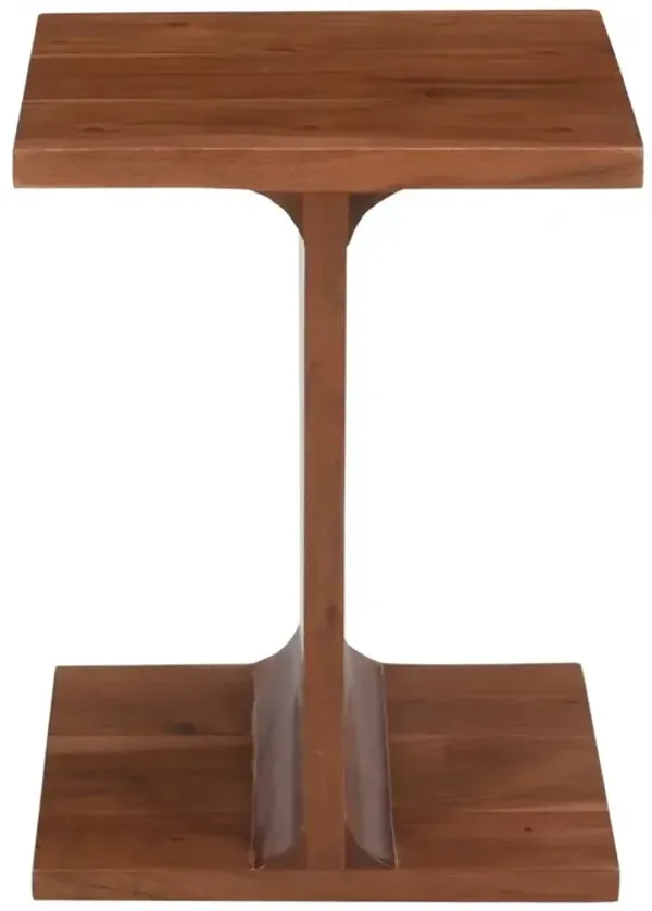 Jofran Idiom Solid Wood Modern Accent End I-Table