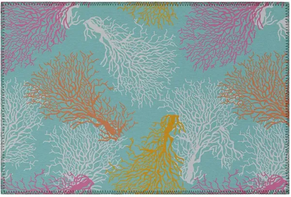 Seabreeze SZ3 Teal 20" x 30" Rug