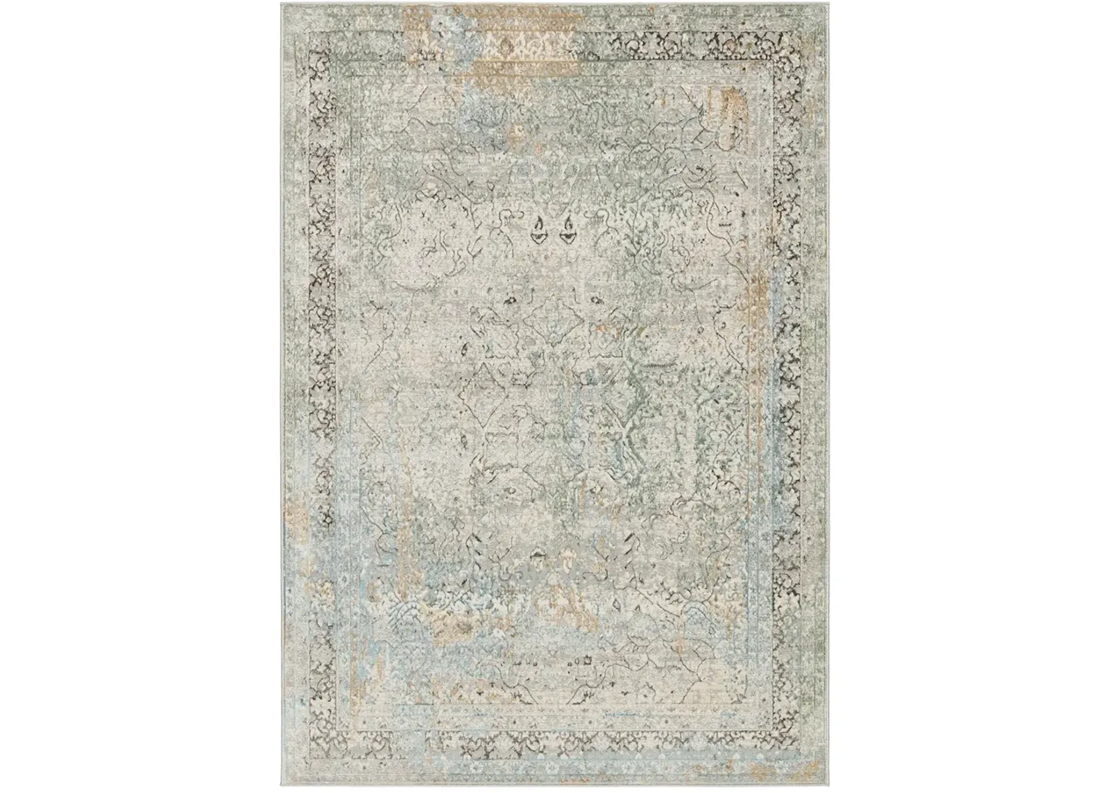 Melo Thayer Green 2'6" x 10' Runner Rug