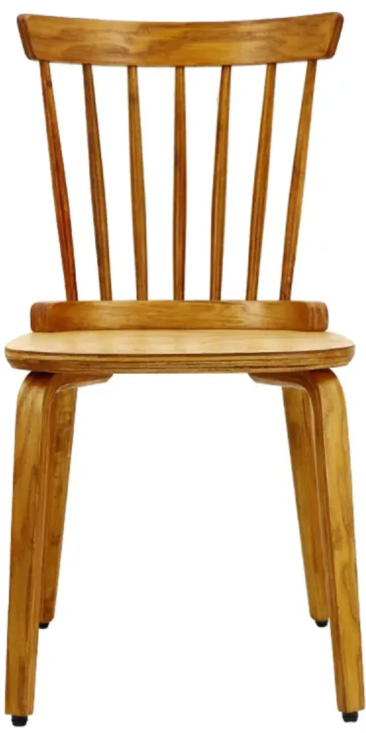 Solid Wood Slat Back Windsor Chair (Set Of 2)