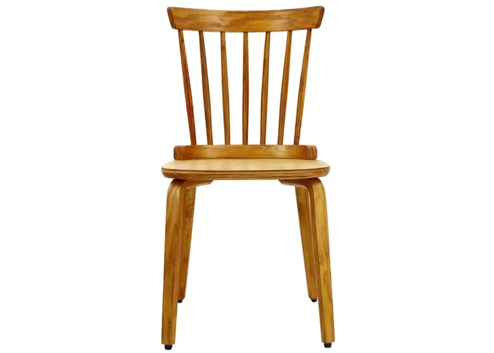 Solid Wood Slat Back Windsor Chair (Set Of 2)