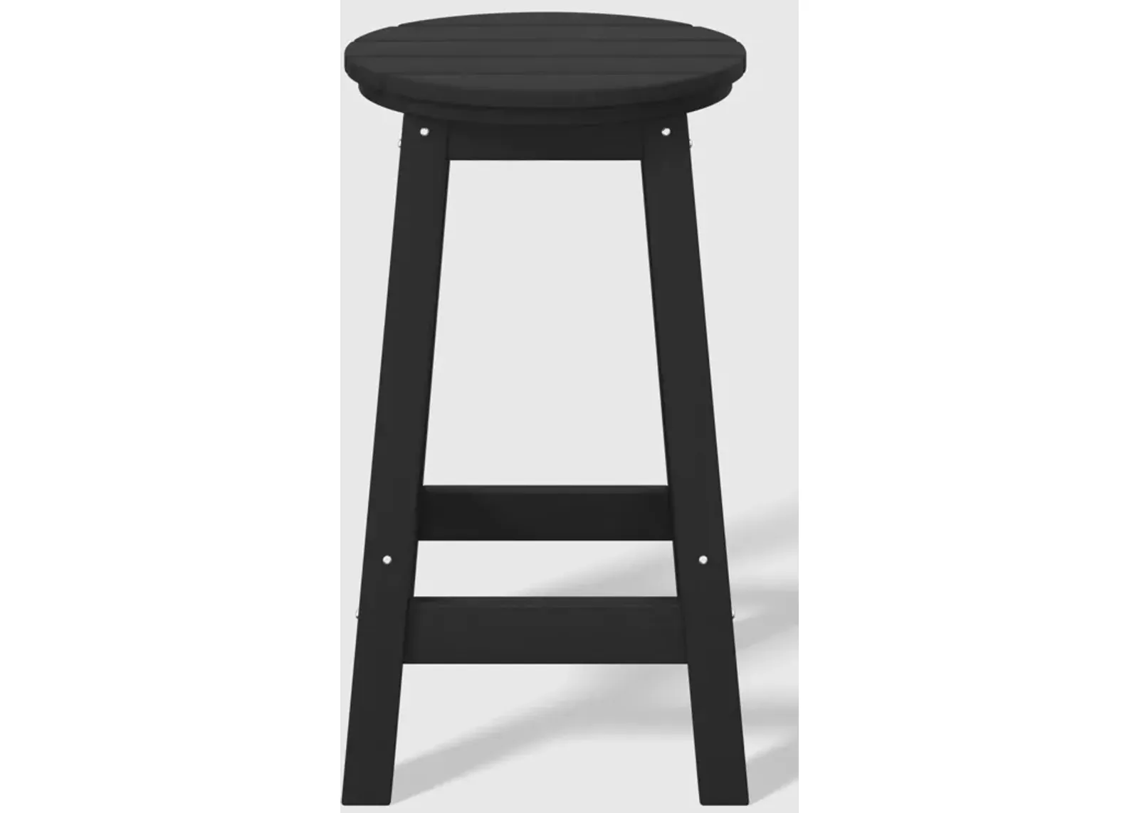 WestinTrends 24" HDPE Outdoor Patio Round Counter Height Bar Stool