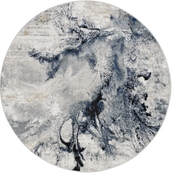 Jolie JLO-2320 7'10' Square Gray Rug
