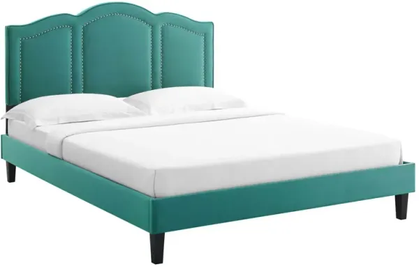 Modway - Emerson Performance Velvet Queen Platform Bed