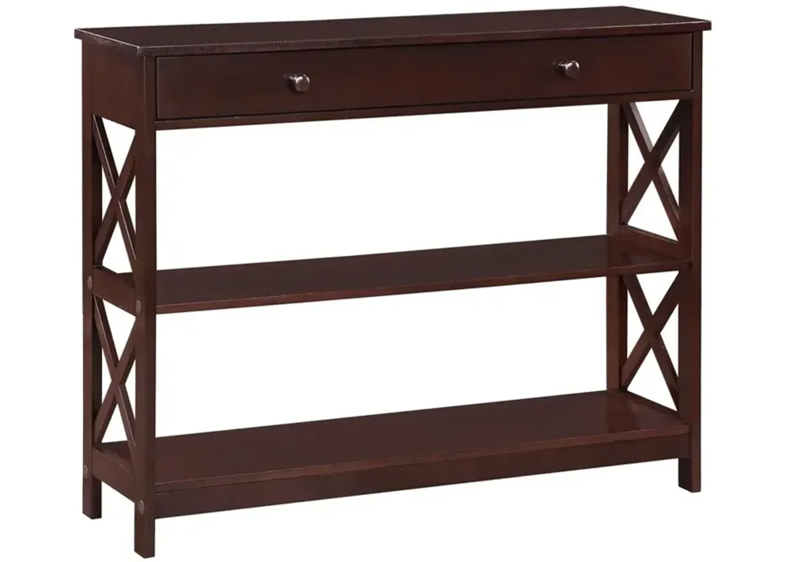 Convience Concept, Inc. Oxford 1 Drawer Console Table with Shelves