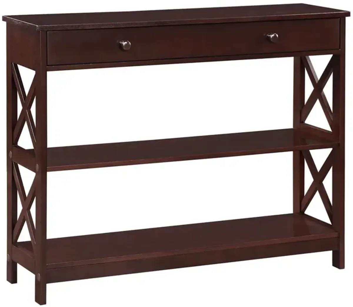 Convience Concept, Inc. Oxford 1 Drawer Console Table with Shelves