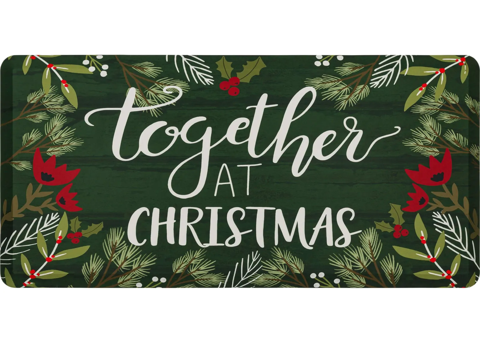 Together At Christmas Multi 1' 6" x 2' 6" Door Mat