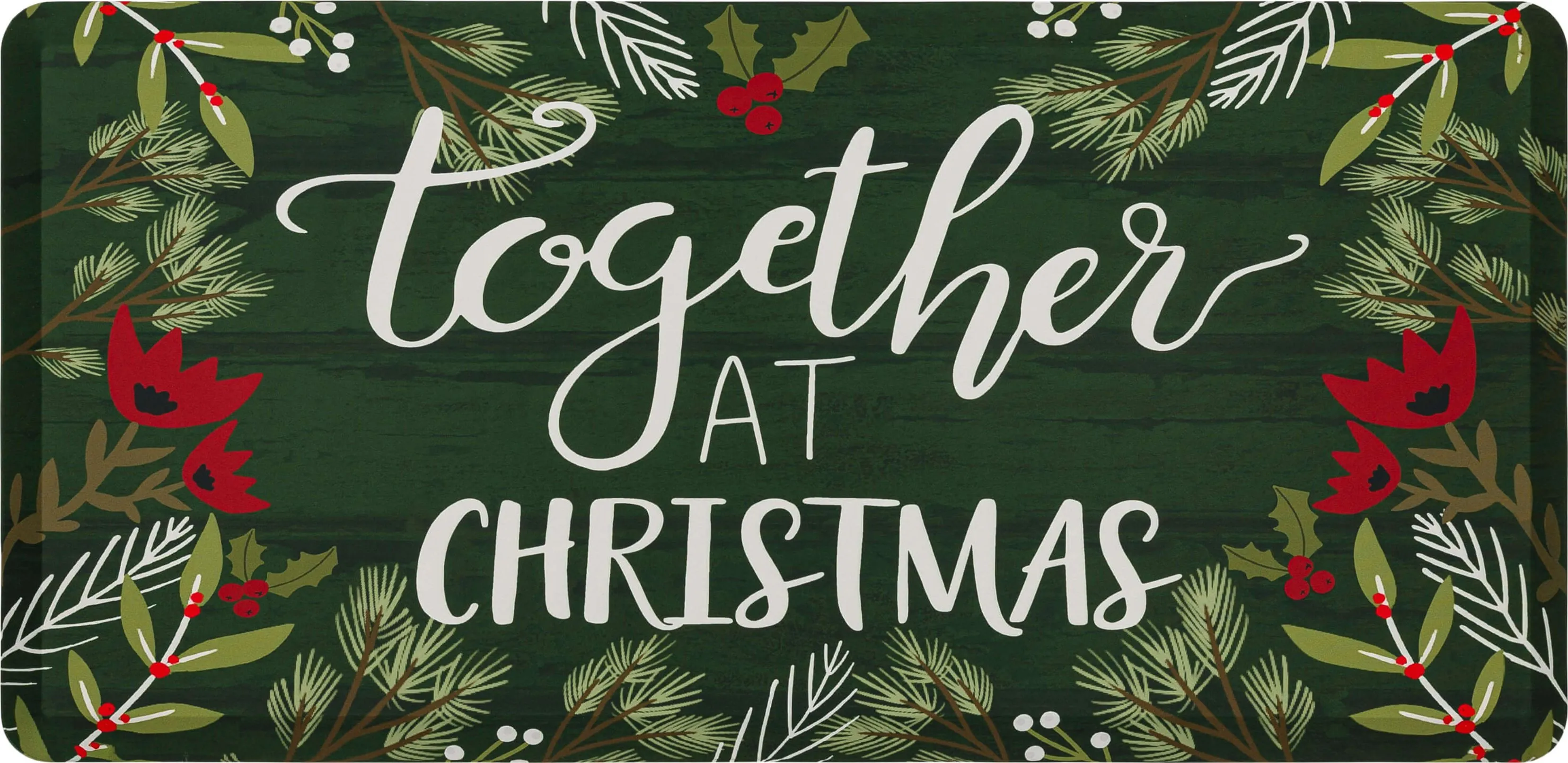 Together At Christmas Multi 1' 6" x 2' 6" Door Mat