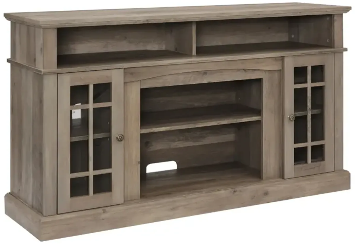 Modern TV Stand for 65" TV with Storage Space, Wash 58.25"x15.75"x32"