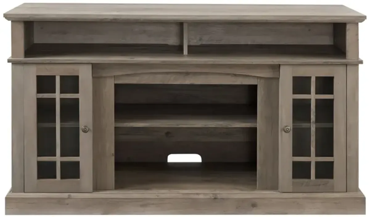 Modern TV Stand for 65" TV with Storage Space, Wash 58.25"x15.75"x32"