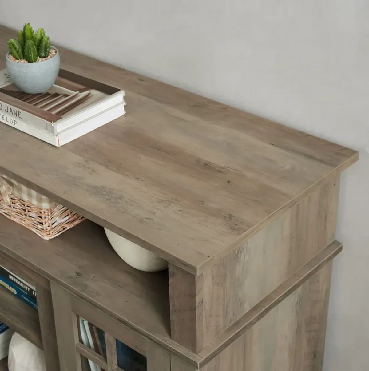 Streamdale Modern TV Stand for 65" TV with Storage Space, Wash 58.25"x15.75"x32"