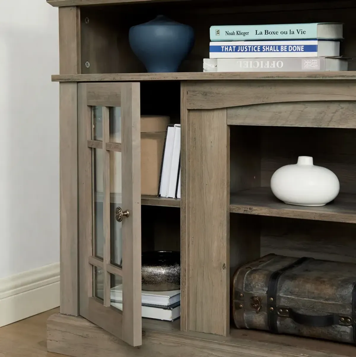 Streamdale Modern TV Stand for 65" TV with Storage Space, Wash 58.25"x15.75"x32"