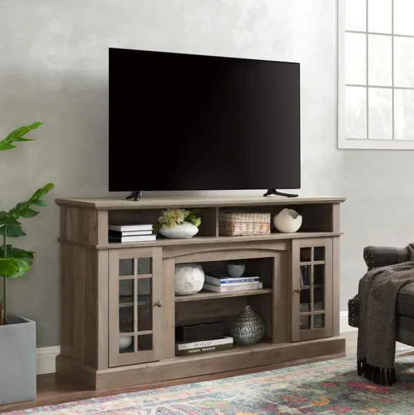 Streamdale Modern TV Stand for 65" TV with Storage Space, Wash 58.25"x15.75"x32"