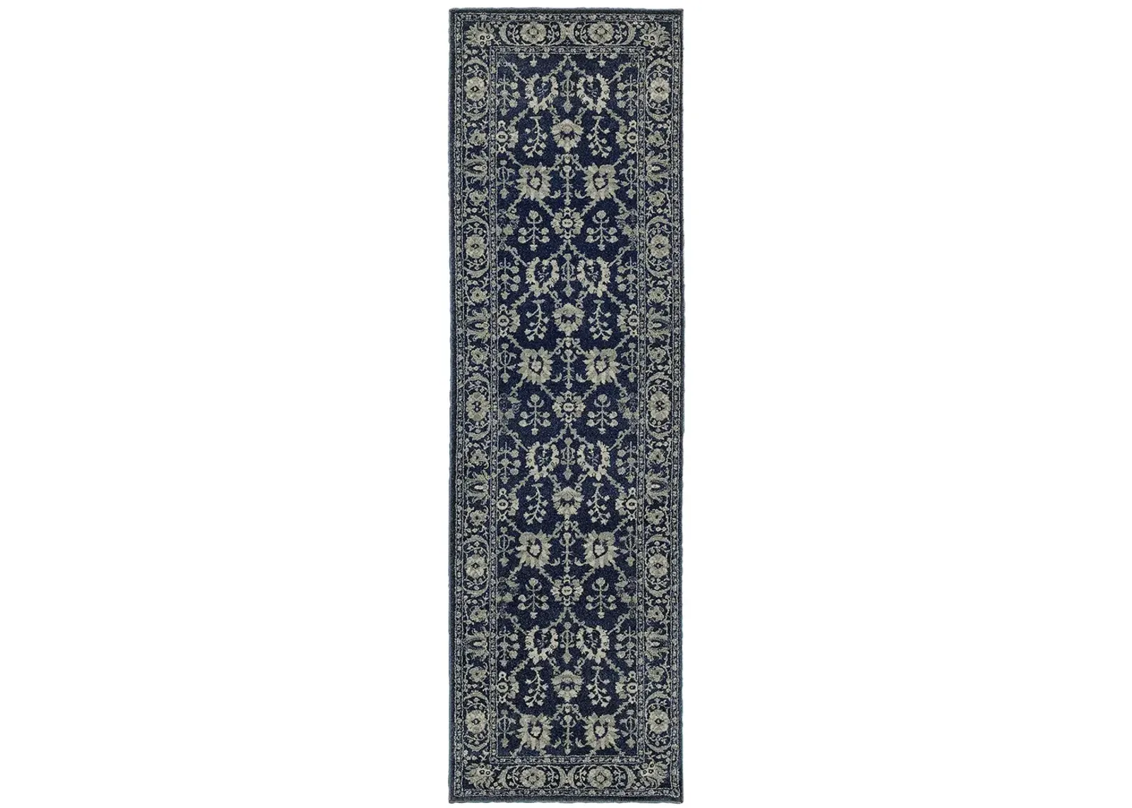 Richmond 2'3" x 7'6" Navy Rug