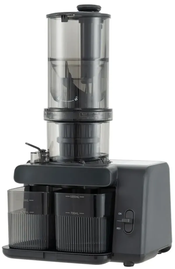 Cold Press Juicer with Feed Chute  High Juice Yield and Reverse Function