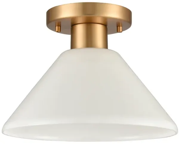 Vivica 10'' Wide Gold 1-Light Flush Mount