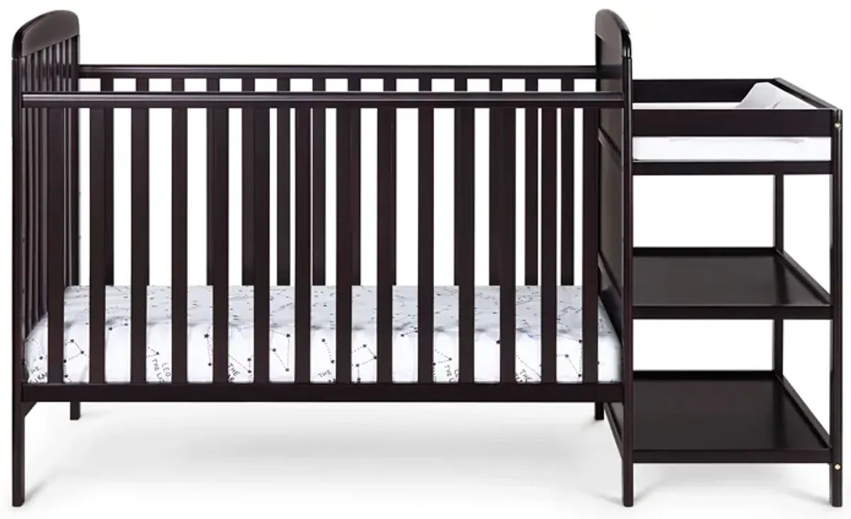 Suite Bebe Ramsey 3-in-1 Crib and Changer Combo Espresso