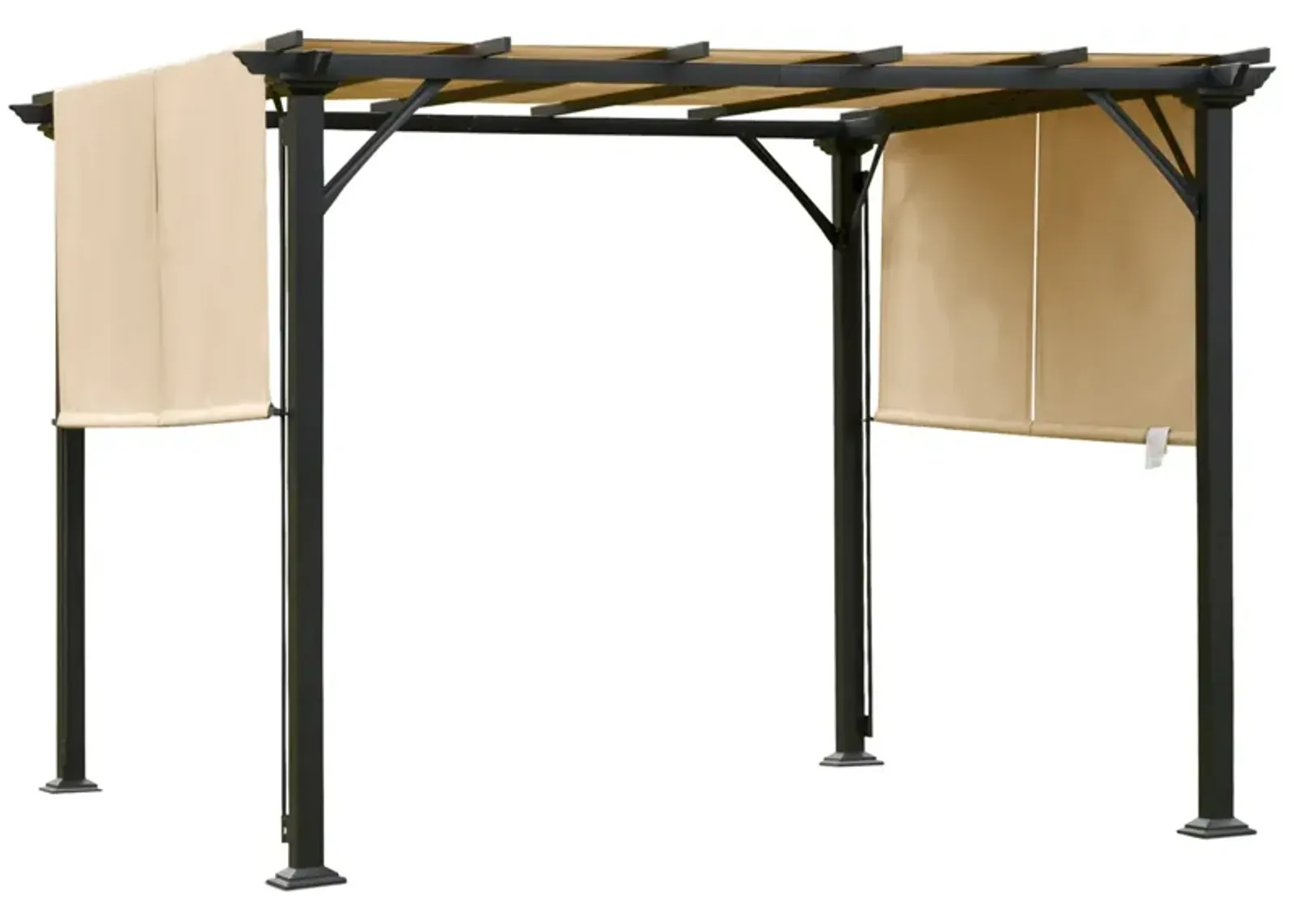 Unique Outdoor Shade: 10x10 Retractable Pergola Canopy