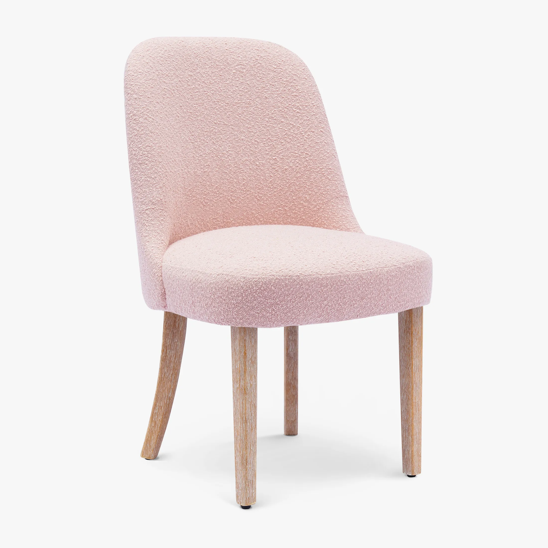 WestinTrends Genevieve Mid-Century Modern Upholstered Boucle Dining Chair