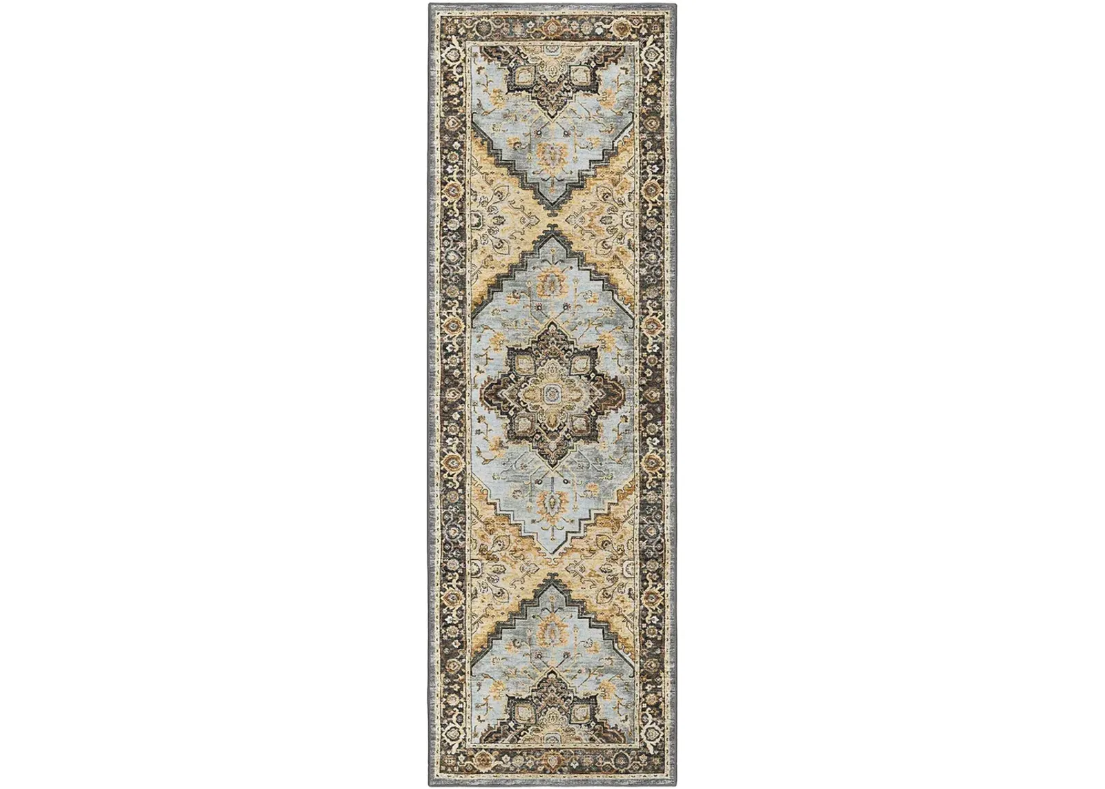 Jericho JC2 Pewter 2'6" x 8' Rug