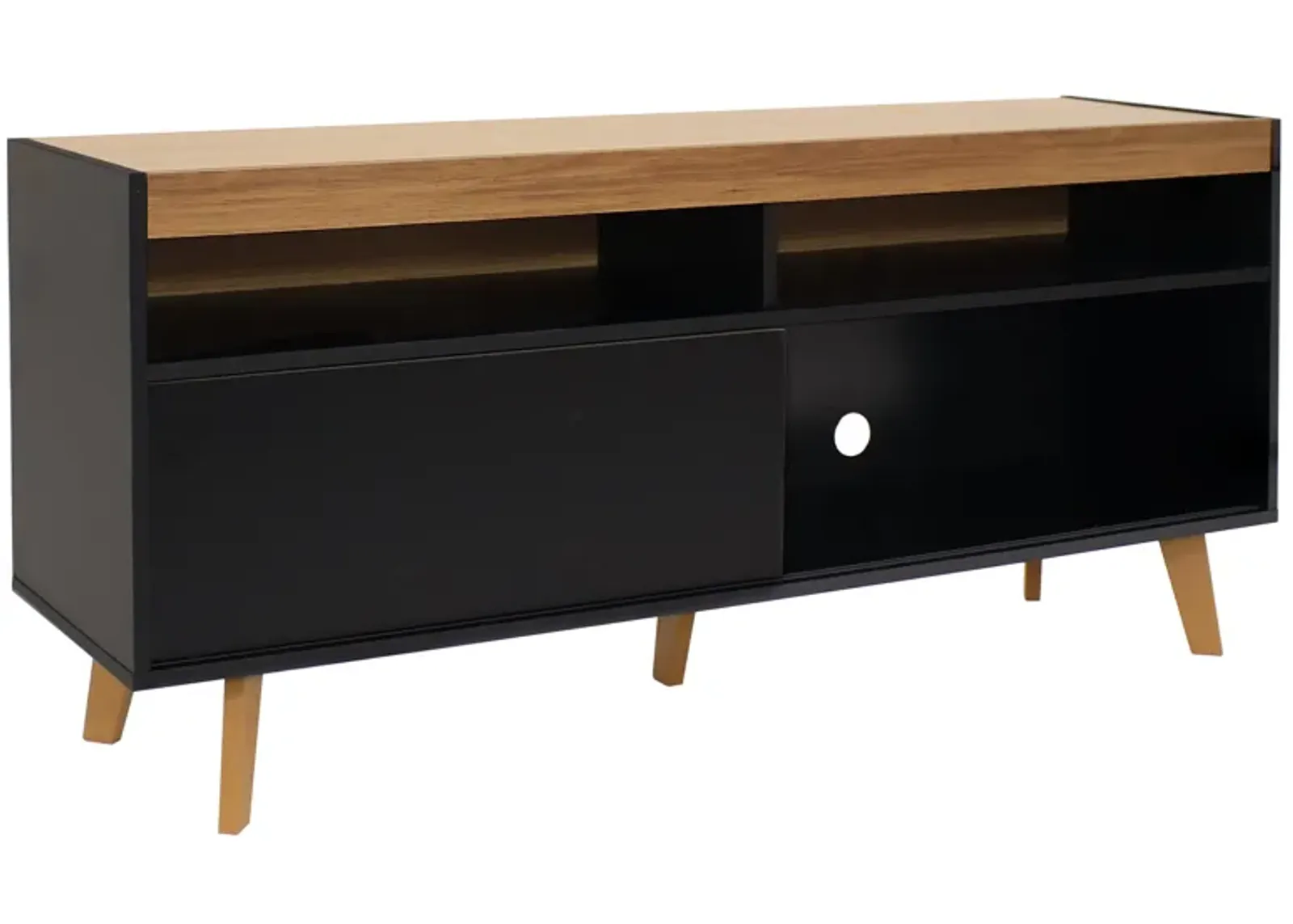 Sunnydaze Mid-Century Modern TV Stand Console for 58" TV