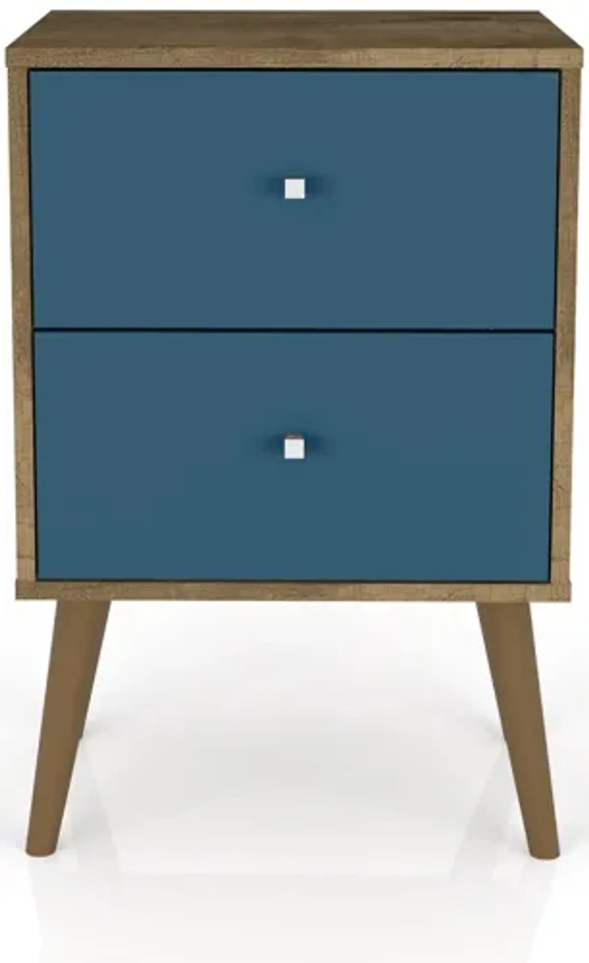 Liberty 2.0 Nightstand in Brown and Blue