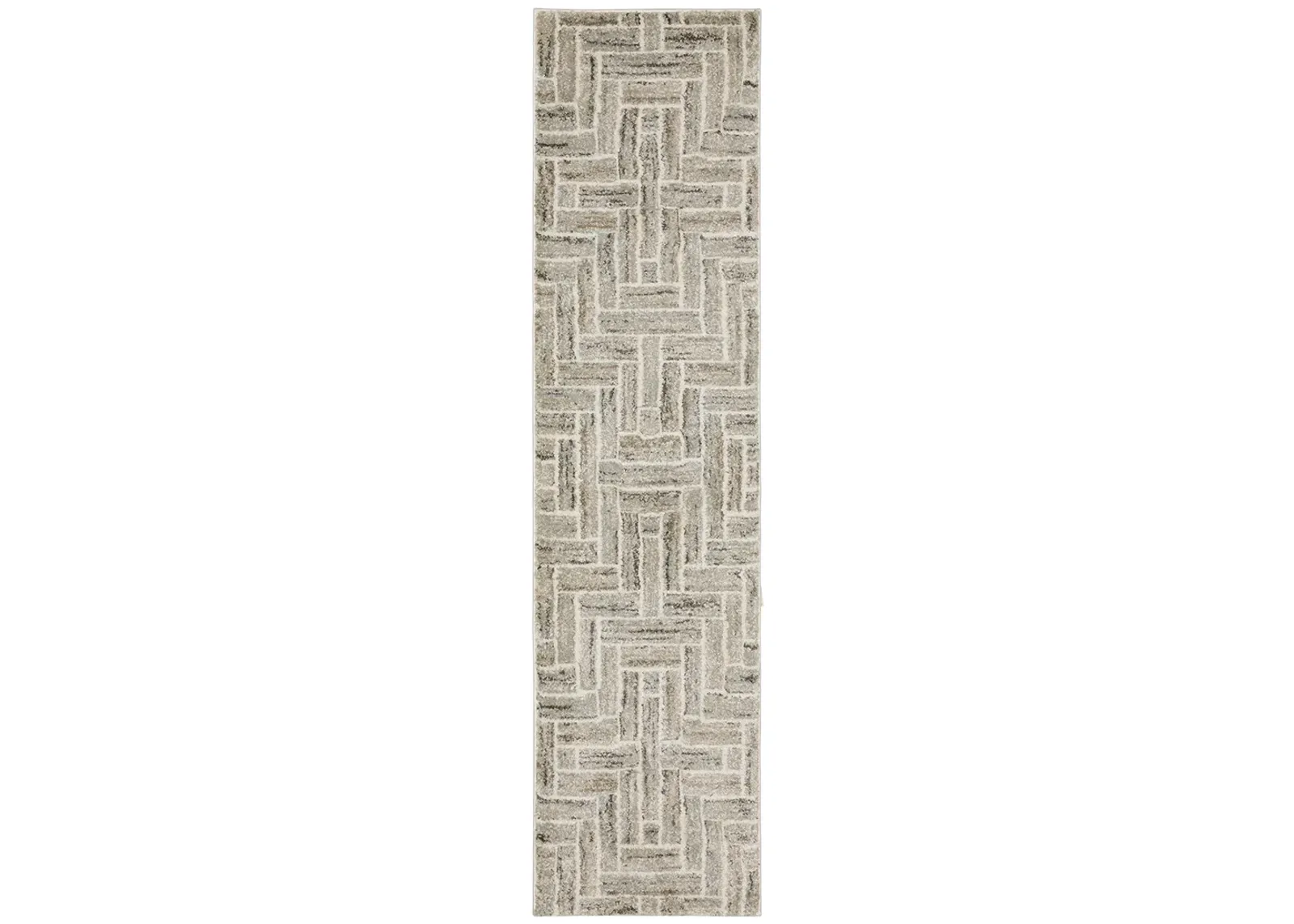 Cambria 1'10" x 7'6" Ivory Rug