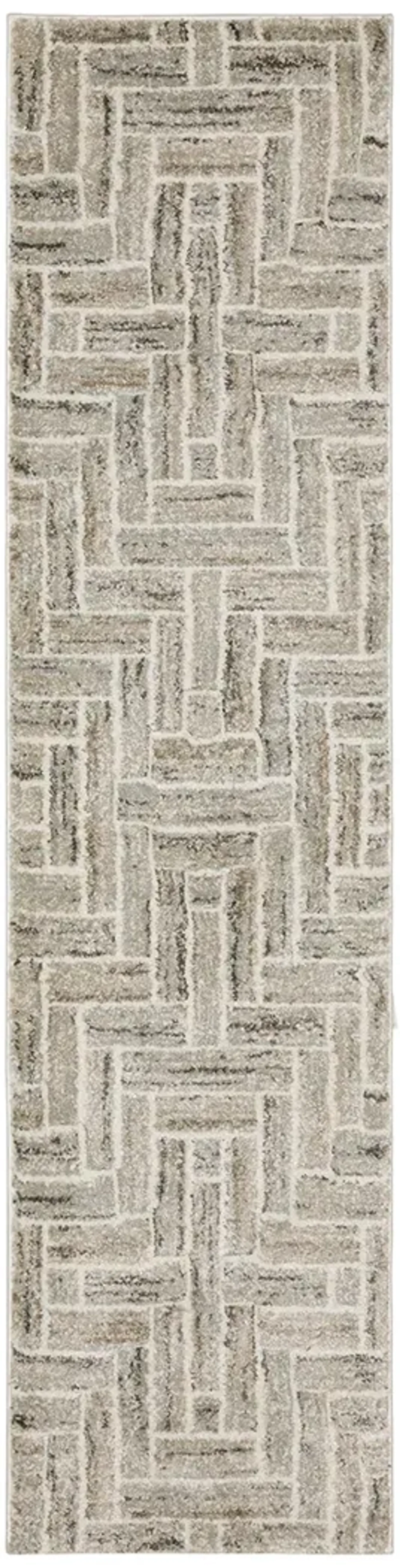 Cambria 1'10" x 7'6" Ivory Rug